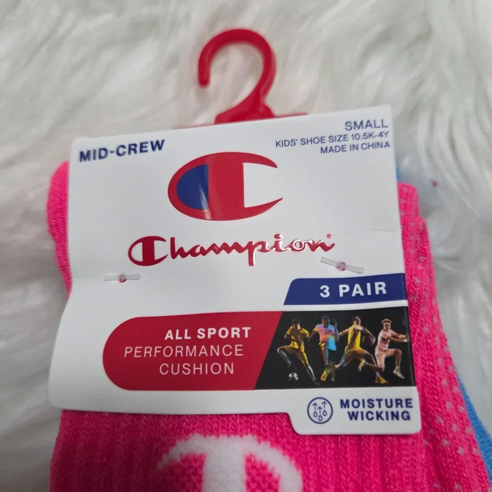 Champion Mid-Crew Socks